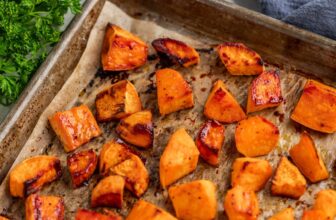 Straightforward Roasted Candy Potato Cubes