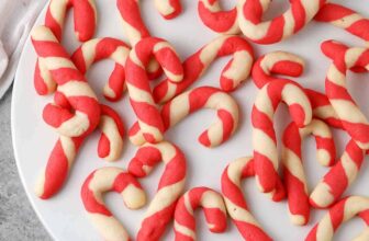 Sweet Cane Cookies Enjoyable Christmas Deal with