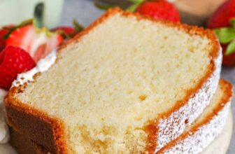 Bitter Cream Pound Cake – Spend With Pennies