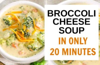 20 Minute Broccoli Cheese Soup {+Video!)