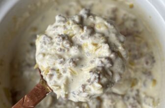 SAUSAGE ARTICHOKE DIP – The Southern Woman C...