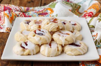 Shortbread Thumbprint Cookies – Barefeet wit...