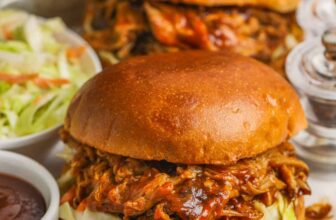 Sluggish Cooker Pulled Pork with Zesty Slaw