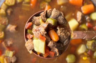 HOMEMADE VEGETABLE BEEF SOUP – The Southern ...