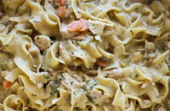 Creamy Rooster and Noodles Recipe