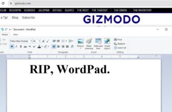 RIP Microsoft WordPad. You Will Be Missed