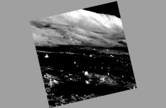 Japan’s moon lander took this eerie photograph e...