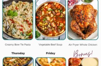 Weekly Meal Plan Feb 26, 2024
