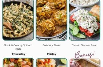 Weekly Meal Plan Mar 11, 2024