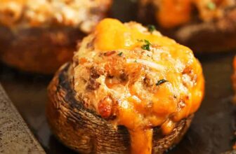 Sausage Stuffed Mushrooms – Spend With Penni...