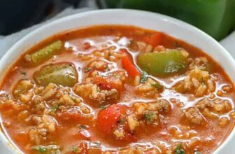Stuffed Pepper Soup – Spend With Pennies