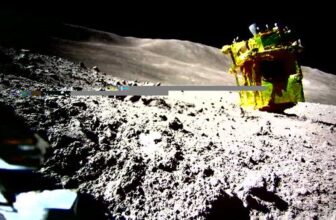 Japan’s Upside-Down Moon Lander Unexpectedly...