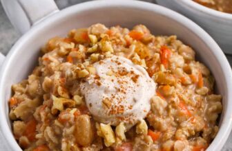 Carrot Cake Oatmeal – Spend With Pennies