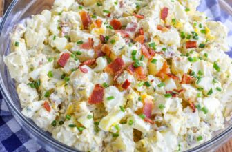 Bacon Ranch Potato Salad – Barefeet within t...